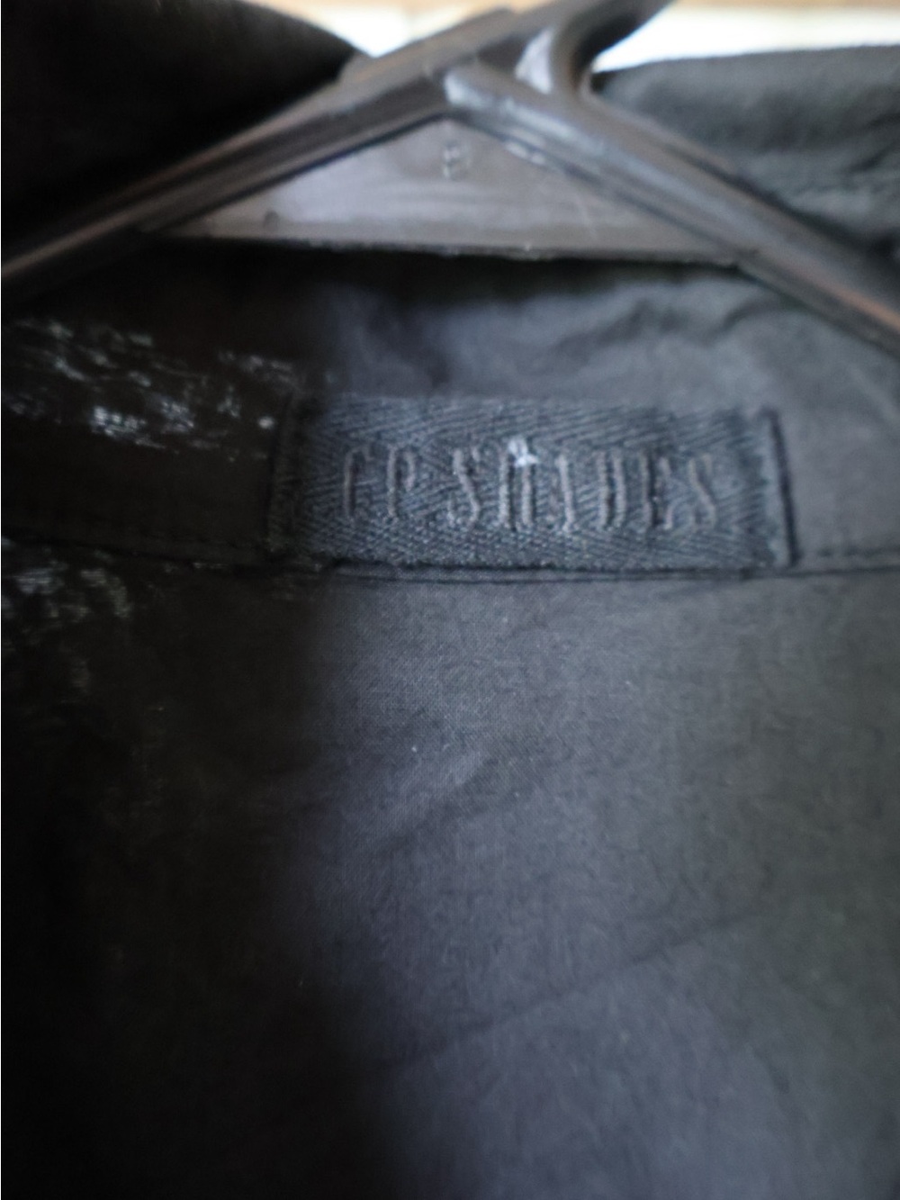 CP Shades Black Button-Up Shirt Cotton Oversized Women’s XS Natural Dye - Picture 3 of 6